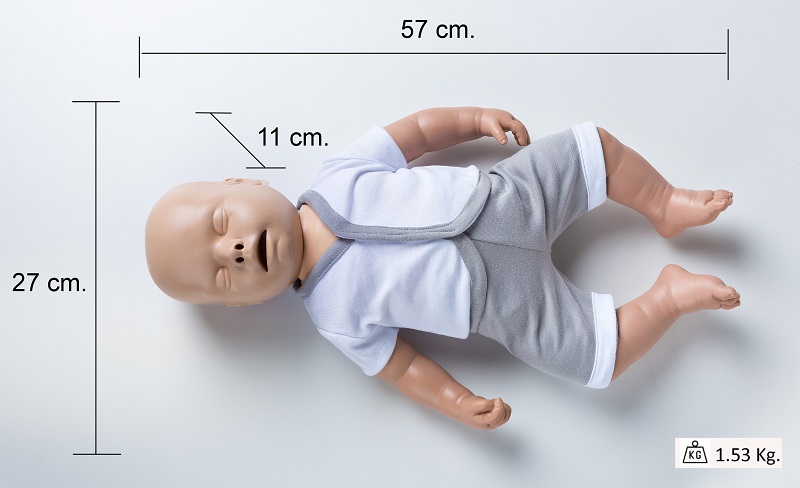 Reanimationspuppe Practi-Baby inkl. Tasche - Akademie für